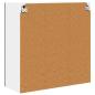 Preview: Küchenhängeschrank mit Regal Braun Eichen-Optik 80 x 31 x 80 cm