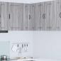 Preview: ARDEBO.de - Küchenhängeschrank Graues Sonoma 57 x 57 x 80 cm Holzwerkstoff