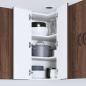 Preview: Küchenhängeschrank mit Regal Braun Eichen-Optik 57 x 57 x 80 cm