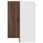Preview: Küchenhängeschrank mit Regal Braun Eichen-Optik 57 x 57 x 80 cm