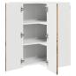 Preview: Küchenhängeschrank Altholz 57 x 57 x 80 cm Holzwerkstoff