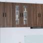 Preview: ARDEBO.de - Geschirrspülerfront Kalmar Braun Eichen-Optik 60 x 31 x 80 cm