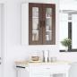 Preview: Geschirrspülerfront Kalmar Braun Eichen-Optik 60 x 31 x 80 cm