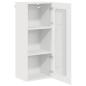 Preview: Küchenhängeschrank mit Tür Weiß 40 x 31 x 100 cm Holzwerkstoff