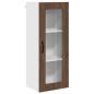 Preview: Küchenhängeschrank mit Tür Braun Eichen-Optik 40 x 31 x 100 cm