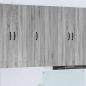 Preview: ARDEBO.de - Küchenhängeschrank Graues Sonoma 30 x 31 x 100 cm Holzwerkstoff