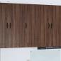 Preview: ARDEBO.de - Küchenhängeschrank mit Tür Braun Eichen-Optik 30 x 31 x 100 cm
