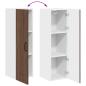 Preview: Küchenhängeschrank mit Tür Braun Eichen-Optik 30 x 31 x 100 cm