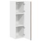 Preview: Küchenhängeschrank mit Tür Braun Eichen-Optik 30 x 31 x 100 cm