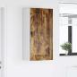 Preview: ARDEBO.de - Küchenhängeschrank mit Regal Geräucherte Eiche 50 x 31 x 100 cm