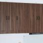 Preview: ARDEBO.de - Küchenhängeschrank mit Tür Braun Eichen-Optik 50 x 31 x 100 cm