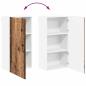 Preview: Küchenhängeschrank Altholz 50 x 31 x 100 cm Holzwerkstoff