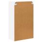 Preview: Küchenhängeschrank mit Regal Hochglanz Weiß 60 x 31 x 100 cm