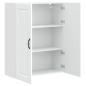 Preview: Küchenhängeschrank mit Tür Weiß 80 x 31 x 100 cm Holzwerkstoff