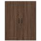 Preview: Küchenhängeschrank mit Tür Braun Eichen-Optik 80 x 31 x 100 cm