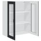 Preview: Küchenhängeschrank Schwarz 80 x 31 x 100 cm Holzwerkstoff