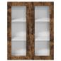 Preview: Küchenhängeschrank mit Regal Geräucherte Eiche 80 x 31 x 100 cm