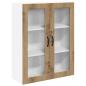 Preview: Küchenhängeschrank Artisan-Eiche 80 x 31 x 100 cm Holzwerkstoff