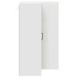 Preview: Küchenhängeschrank mit Tür Weiß 57 x 57 x 100 cm Holzwerkstoff