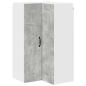 Preview: Küchenhängeschrank Beton Grau 57 x 57 x 100 cm Holzwerkstoff