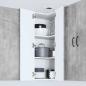 Preview: Küchenhängeschrank Beton Grau 57 x 57 x 100 cm Holzwerkstoff