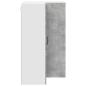 Preview: Küchenhängeschrank Beton Grau 57 x 57 x 100 cm Holzwerkstoff