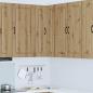 Preview: ARDEBO.de - Küchenhängeschrank Artisan-Eiche 57 x 57 x 100 cm Holzwerkstoff
