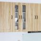 Preview: ARDEBO.de - Küchenhängeschrank Sonoma-Eiche 60 x 31 x 100 cm Holzwerkstoff