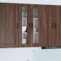 Preview: ARDEBO.de - Küchenhängeschrank mit Tür Braun Eichen-Optik 60 x 31 x 100 cm