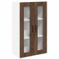 Preview: Küchenhängeschrank mit Tür Braun Eichen-Optik 60 x 31 x 100 cm