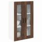 Preview: Küchenhängeschrank mit Tür Braun Eichen-Optik 60 x 31 x 100 cm