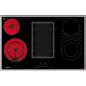 Preview: Neff T18BD3AN0 N70 EEK: A Autarkes Elektro-Kochfeld mit integriertem Dunstabzug, Glaskeramik, 80 cm breit, TouchControl, Edelstahlrahmen