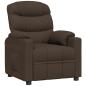 Preview: Relaxsessel Dunkelbraun Stoff
