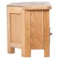 Preview: TV-Schrank mit Schublade 88x42x46 cm Massivholz Eiche