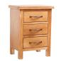 Preview: Nachttische 2 Stk. 40x30x54 cm Massivholz Eiche