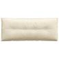 Preview: Rücken Kissen Creme 120 x 50 cm Cordstoff