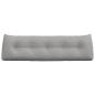 Preview: Rücken Kissen Wolkengrau 160 x 24 x 50 cm Stoff