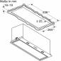 Preview: Bosch DLN87AC50 Lüfterbaustein, 86 cm breit, LED-Beleuchtung, Metallfettfilter, Edelstahl