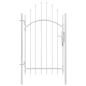 Preview: Gartentor Stahl 1x2,45 m Weiß