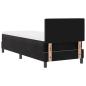 Preview: Boxspringbett mit Kopfteil Schwarz 80 x 200 cm Samt