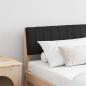 Preview: ARDEBO.de - Gepolstertes Kopfteil Schwarz 150 cm Massives Kiefernholz