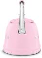 Preview: Smeg WKF01PK 50"s Style, Wasserkessel, 2,3 l Fassungsvermögen, für alle Herdarten inkl. Induktion, autom. öffnende Pfeife, leicht aufklappbarer Ausguss, cadillac pink