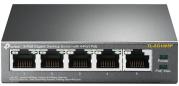 Preview: ARDEBO.de TP-Link 5-Port-10/100/1000Mbit/s-Desktop-Switch mit 4 PoE-Ports (TL-SG1005P)