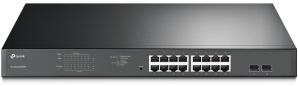 Preview: ARDEBO.de TP-Link 16-Port-Gigabit-Easy-Smart-PoE+-Switch mit 2 SFP-Slots (TL-SG1218MPE)