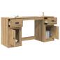 Preview: Schreibtisch mit Schrank Artisan-Eiche 154,5 x 50 x 75 cm