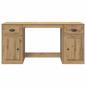 Preview: Schreibtisch mit Schrank Artisan-Eiche 154,5 x 50 x 75 cm