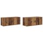 Preview: Wand-TV-Schrank Set 2 pcs Altholz 100 x 34,5 x 40 cm