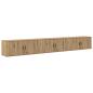 Preview: Wand-TV-Schrank Set 3 pcs Artisan-Eiche 100 x 34,5 x 40 cm