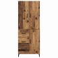 Preview: Hochboard Wandmontiert Altholz 69,5 x 34 x 180 cm Holzwerkstoff