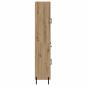 Preview: Hochboard Artisan-Eiche 69,5 x 34 x 180 cm Holzwerkstoff